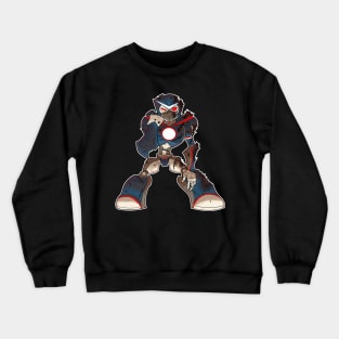 Go Robo Now Battle Damage Crewneck Sweatshirt